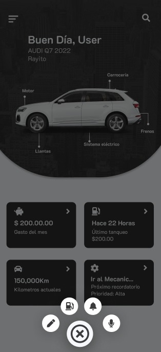 Pantalla Menú de DriveDen
